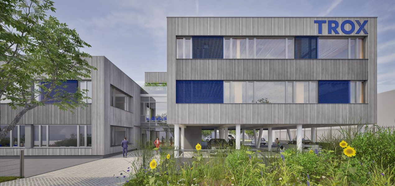 Bürogebäude in Holz-Hybridbauweise, serielle Fassadensanierung, Wien